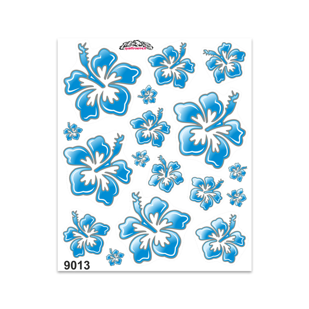 Pegatinas Flores Pegatinas 20x24cm