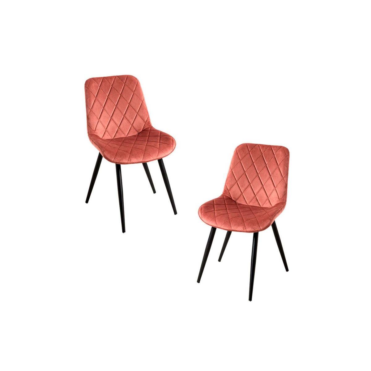 Regalos Miguel - Packs Sillas Comedor - Pack 2 Sillas Min Terciopelo - Gris