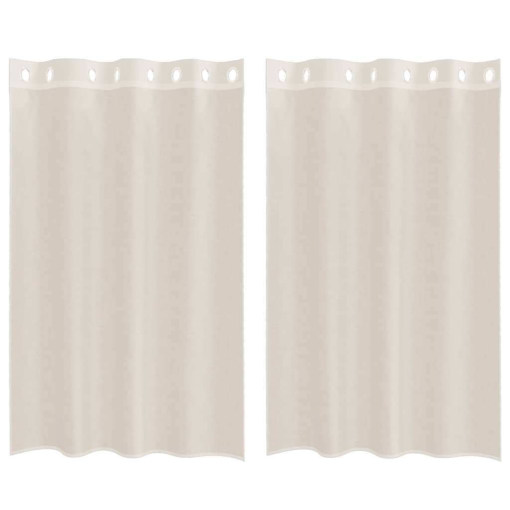 Cortinas de gasa con ojales vidaXL 2 uds 140x175 cm en color Verde manzana/Rosa/Amarillo y más | protección solar decorativa para ventanas hogar oficina dormitorio fácil de instalar