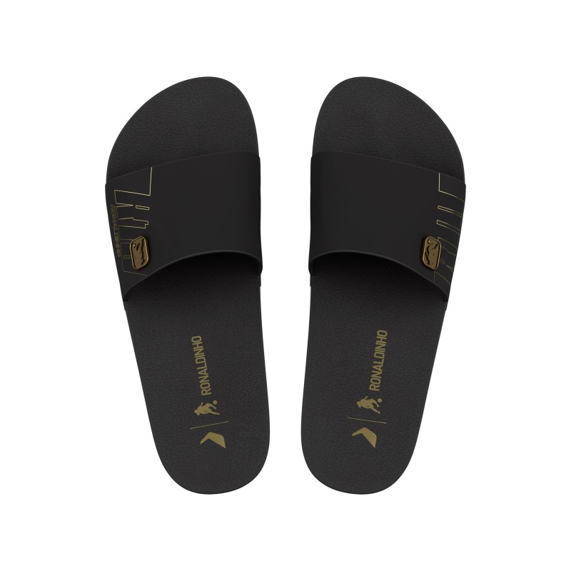 Chanclas hombre RIDER R12562 BT194 PALA BEACH BLACK/BLACK/GOLD 38396 26V