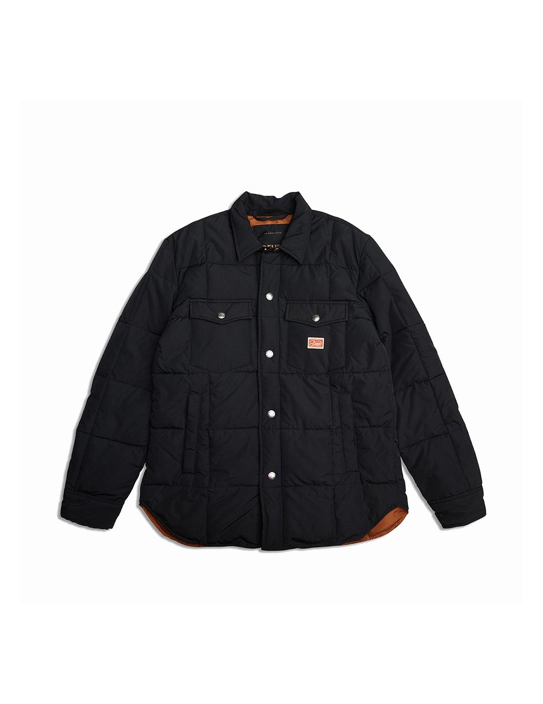Deus Ex Machina Sobrecamisa Negra Maxwell Padded - Cazadora Hombre