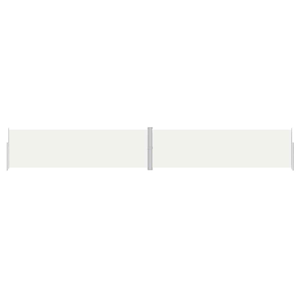 vidaXL Toldo lateral retráctil crema 180x1200 cm