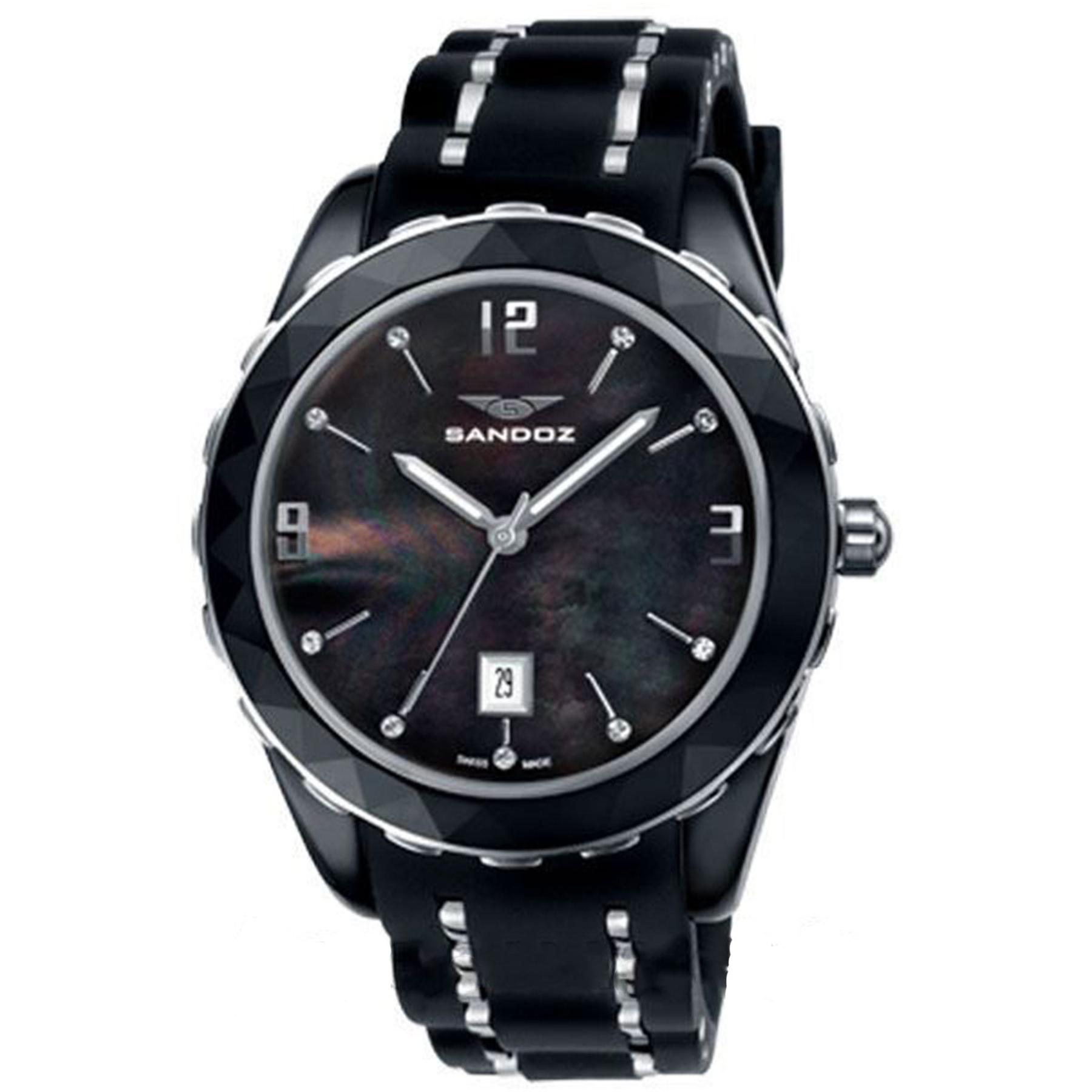 Sandoz Reloj Mujer Analogico Cuarzo con Correa de Silicona 81270-95