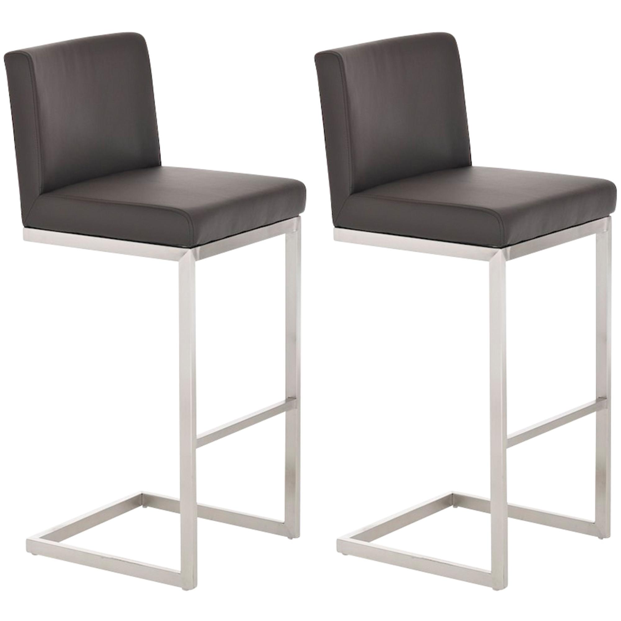 2er Set Barhocker Paros Kunstleder