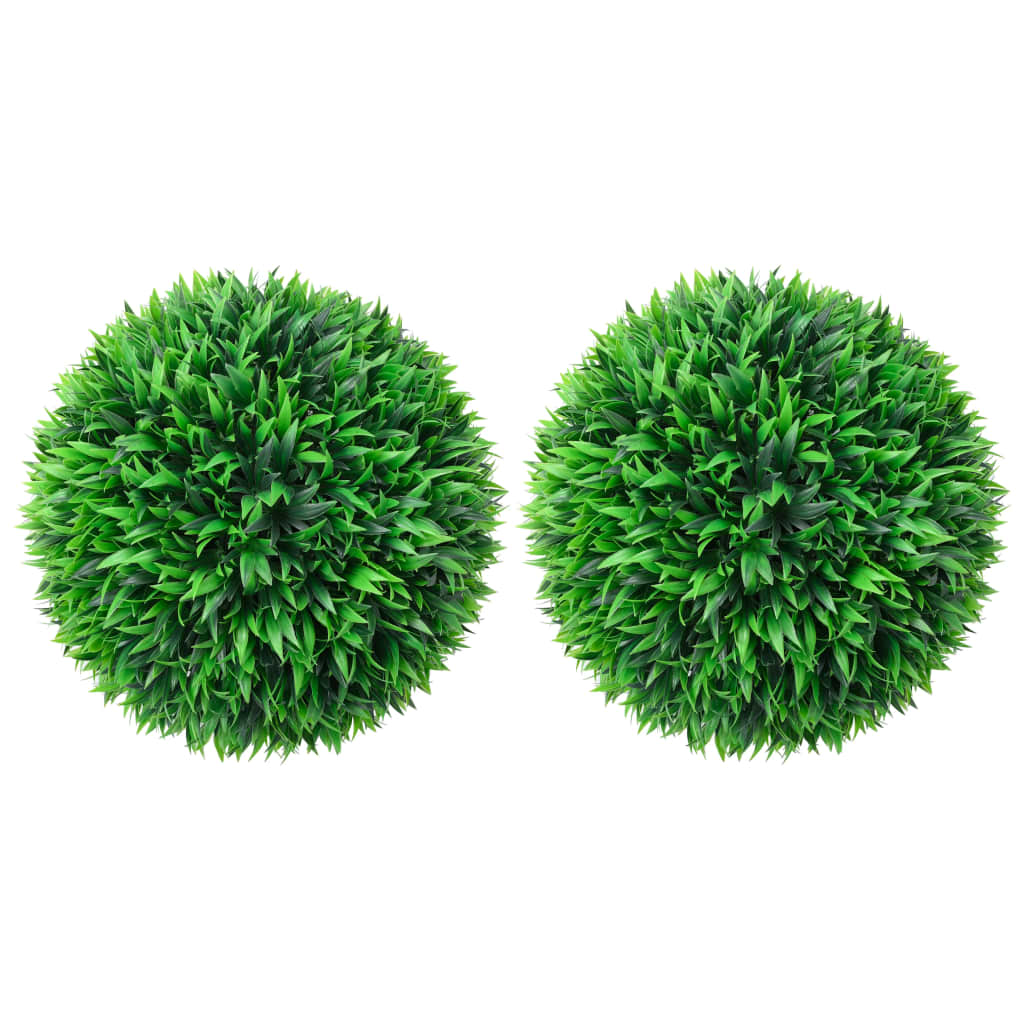 vidaXL Bolas de Boj Artificial Adorno Floral Planta Maceta Jardinera Dimensiones 20 cm (2 unidades),  15 cm (4 unidades),  30 cm (2 unidades) y mas