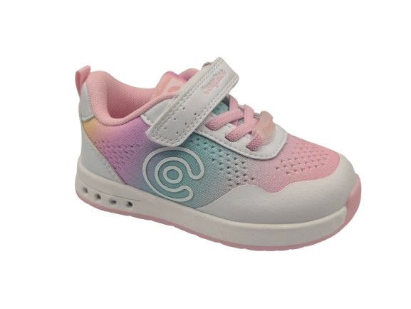 Conguitos - Zapatillas de luces barefoot para niñas, modelo 325016, diseño rosa y cómodo, ideal para uso diario y actividades infantiles, estilo moderno y seguro