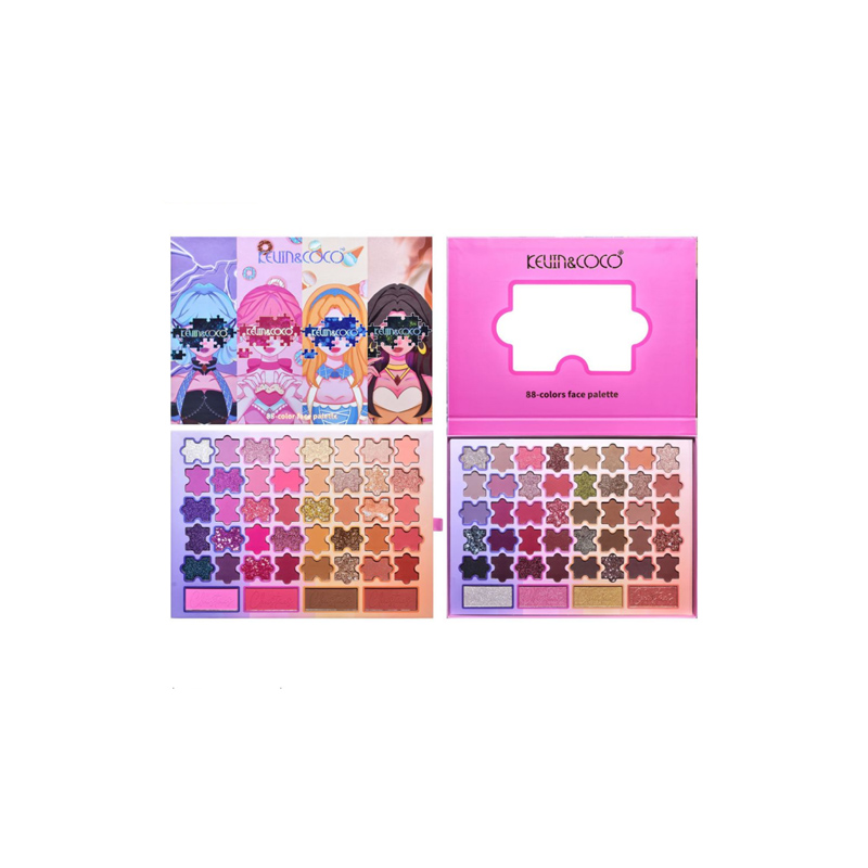 Paleta de sombras KEVIN&COCO de ojos Puzzle Sis de 88 colores