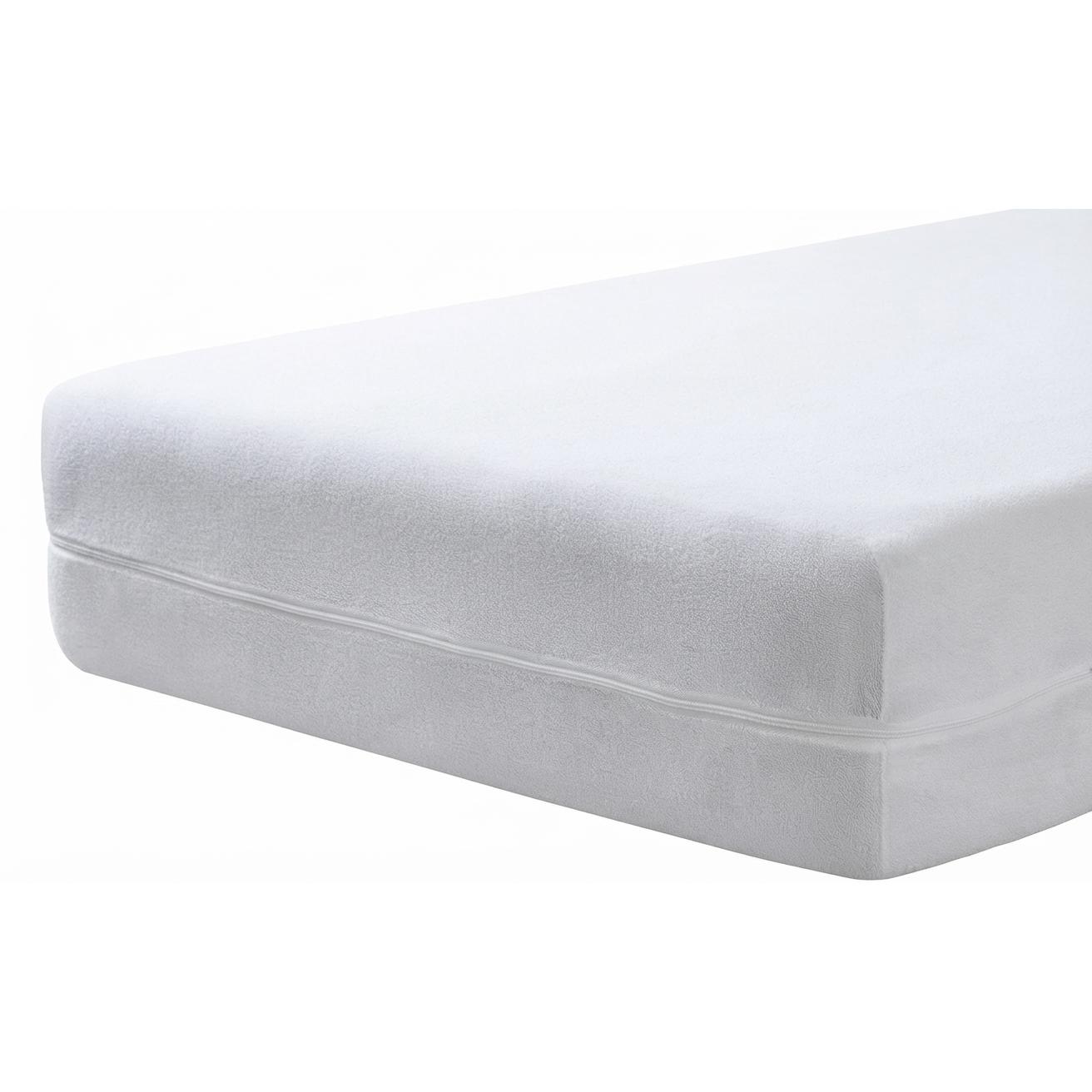 Funda de Colchón Elástica Mistral - Rizo 100% Algodón Ecológico con Cremallera y Tratamiento Sanitized GADETEX