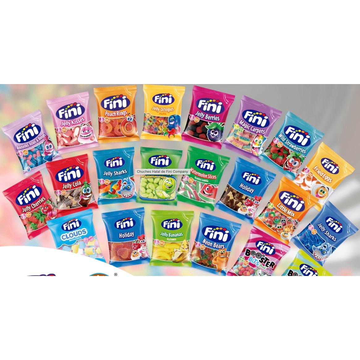 Fini Chuches 10bolsa. bolsas de 75g-90g（Sabores enviados al azar）
