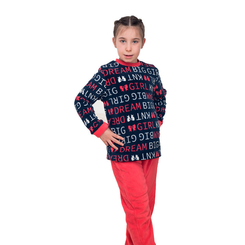 RUFINO DÍAZ Pijama Invierno Niña Coralina Dream - Tacto suave y agradable