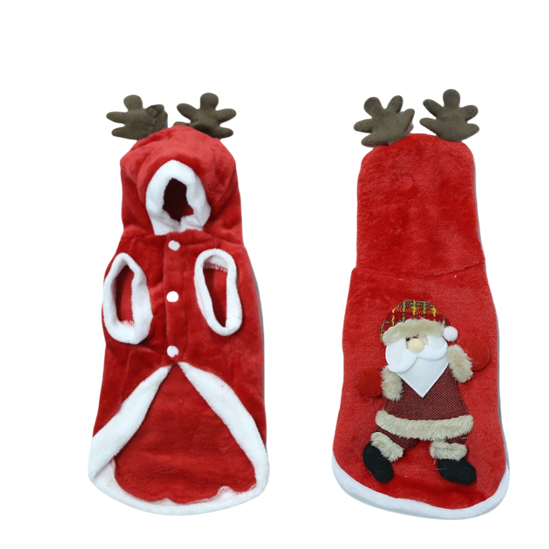 PLUSHOME Jersey De Mascota Navidad,Disfraz Navidad Para Mascotas,Disfraz De Navidad Para Mascotas Gatos Pequeños Ropa De Perro Pequeño Vestimenta De Santa Claus Divertida Para Perras Y Gatos