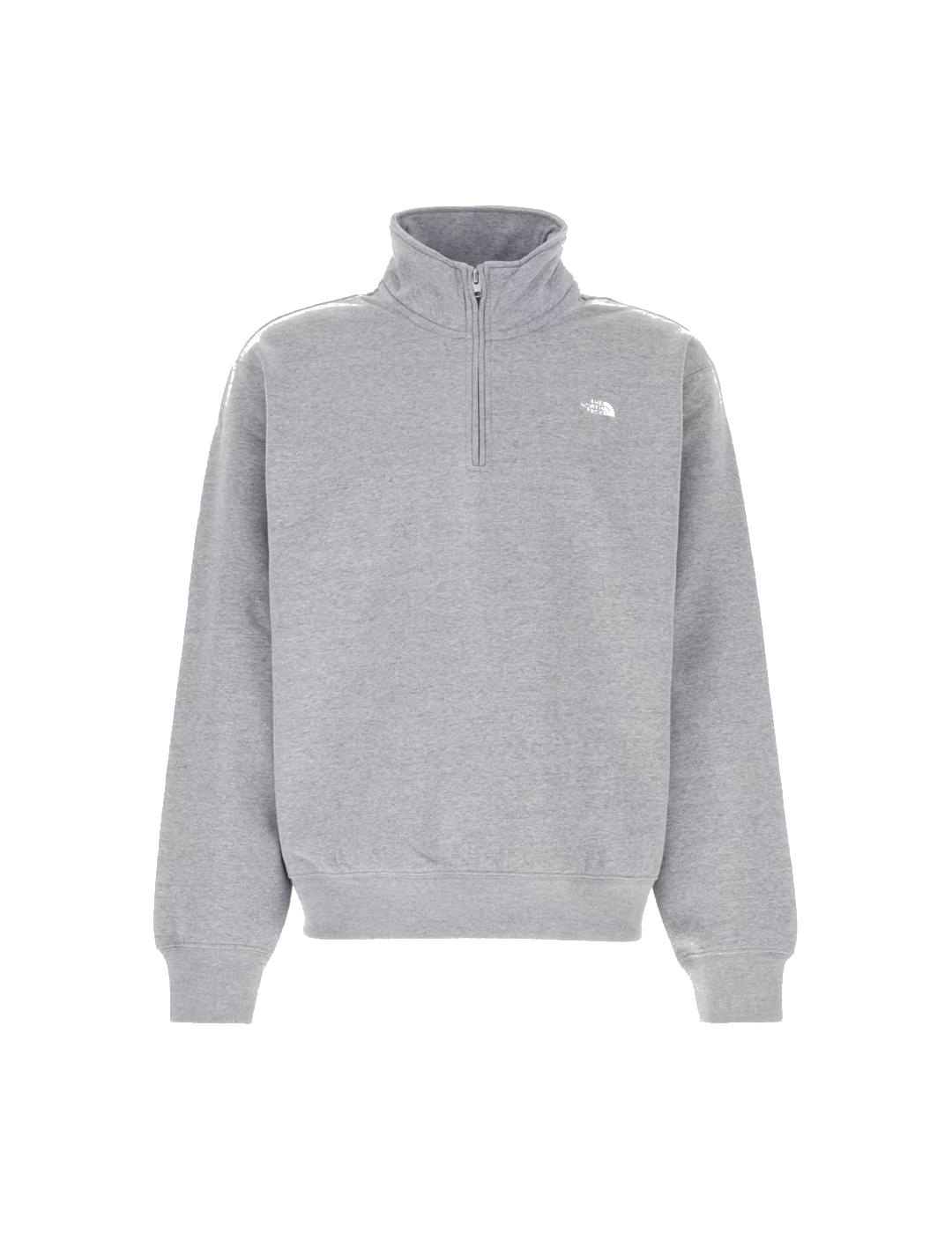 NORTH FACE SUDADERA ZIP PALE GREY