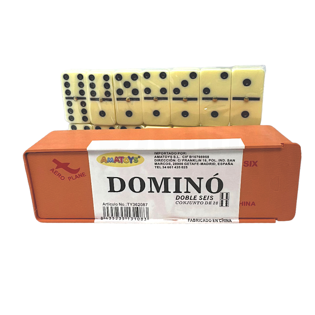 Set de Juego Domino - Conjunto de 28 Piezas - Karawan