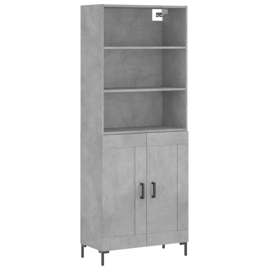 Aparador Alto de Madera Contrachapada Vidaxl 69,5x34x180 Cm