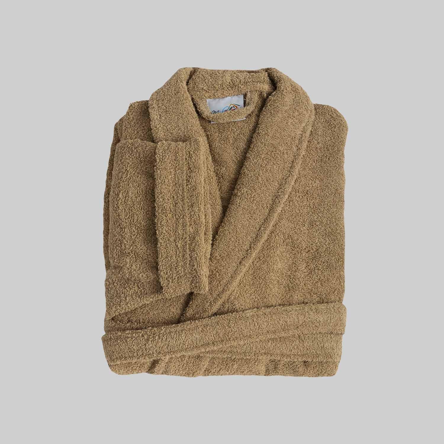 Albornoz Rizo de Algodón Absorbente y Esponjoso para Baño y Ducha. Talla S, M, L, XL. Algodón.