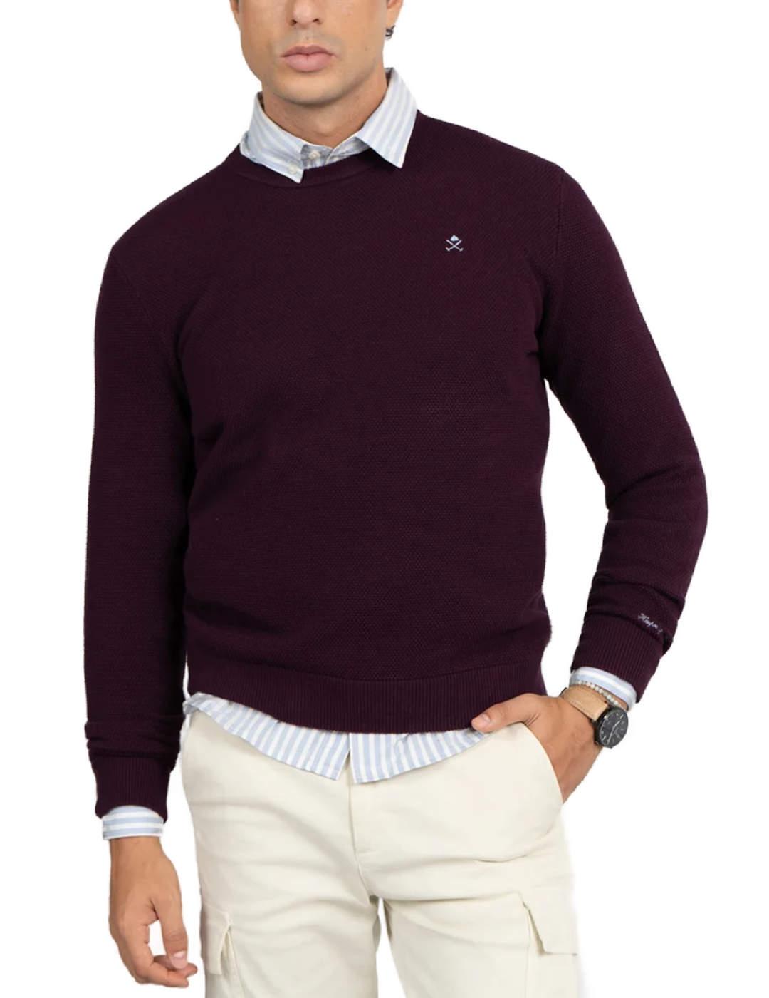 Jersey Harper&Neyer Chicago burdeos para hombre