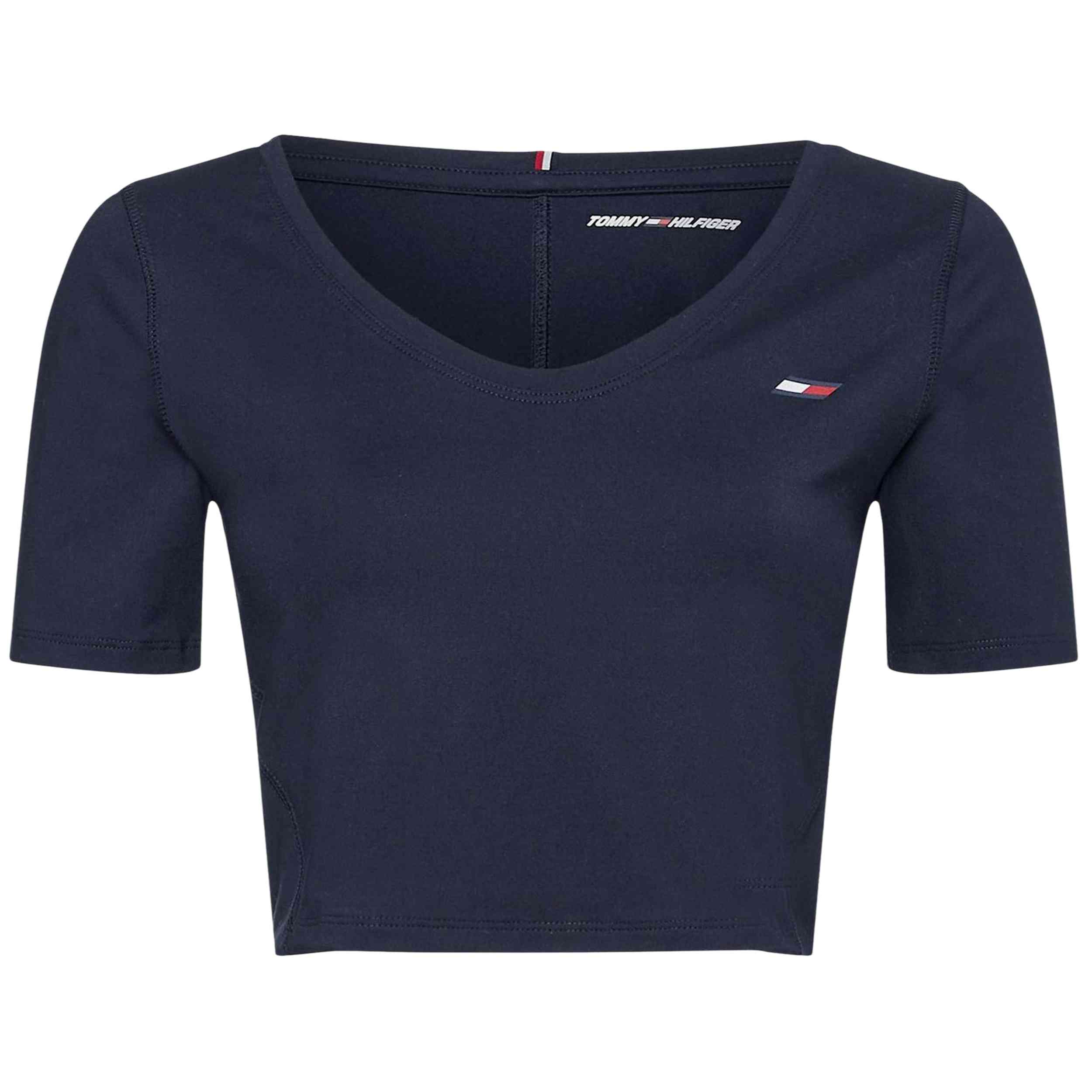Camiseta De Manga Corta Tommy Hilfiger modelo S10S101573DW5 para Mujer en color Azul