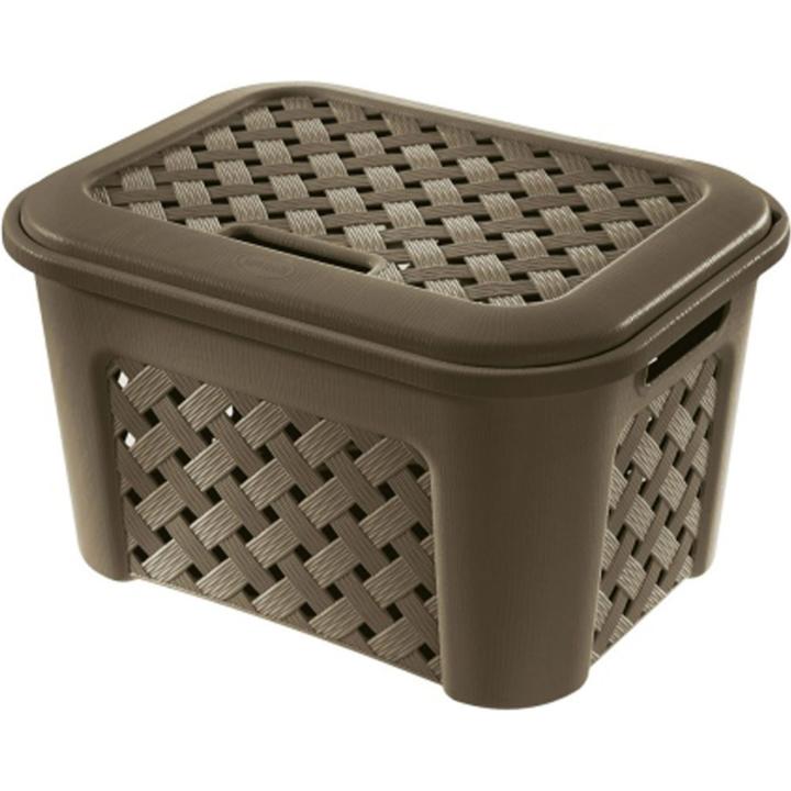 Tontarelli - Cesta Ropa Arianna Wenge 43.5x33.5x26cm - Organización Eficiente y Estilosa | AmyStyle