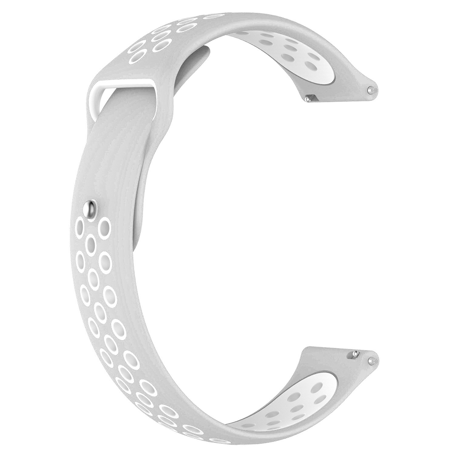 DAM.Correa deportiva universal de silicona para relojes de 18mm. Sistema Quick Release de fácil cambio. 18x1x0,30cm