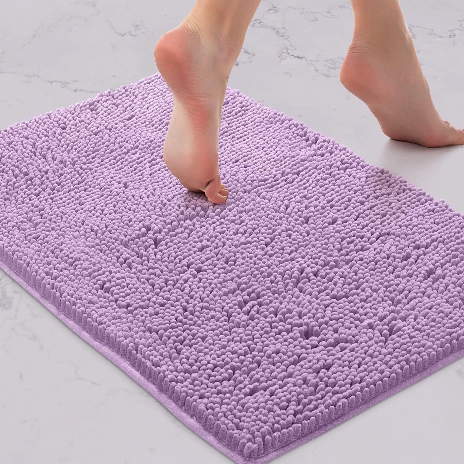 Alfombra De Baño Absorbente De Microfibra Suave Y No Esmerilada Machines Washable Antideslizante Para Bañeras Y Duchas