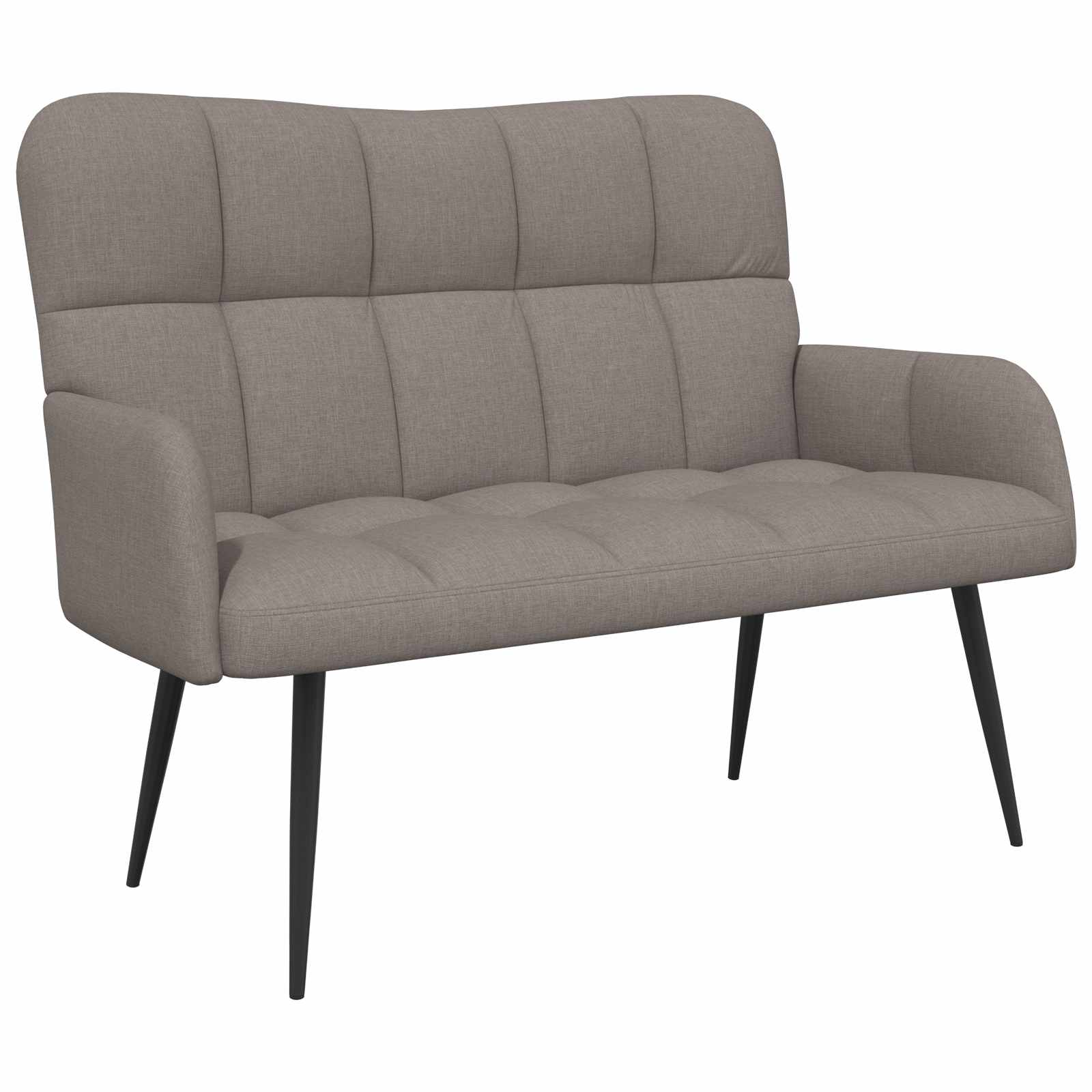 vidaXL Sofá de 2 Plazas  115 x 61 x 87 cm Tela Multicolor