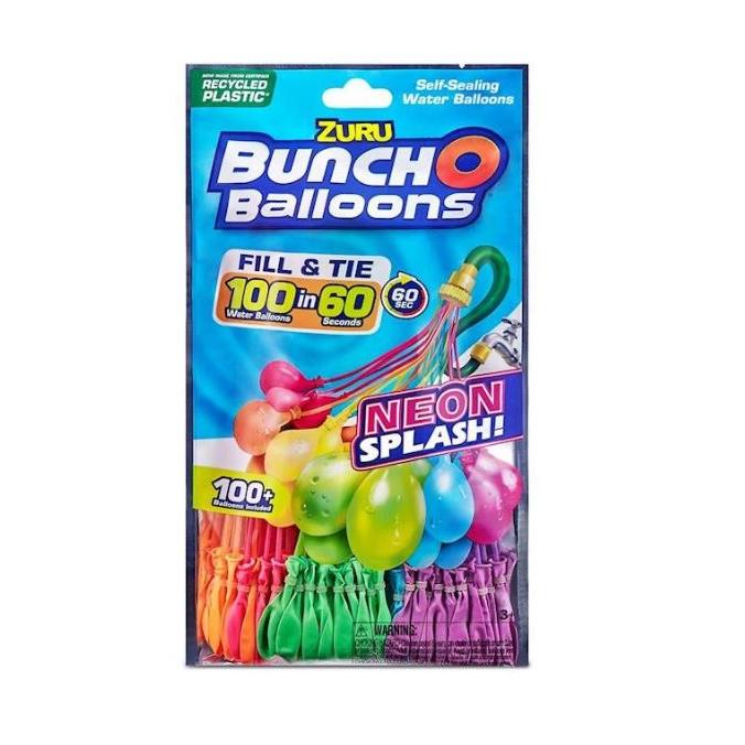 Globos de agua Bunch100 color neon splash