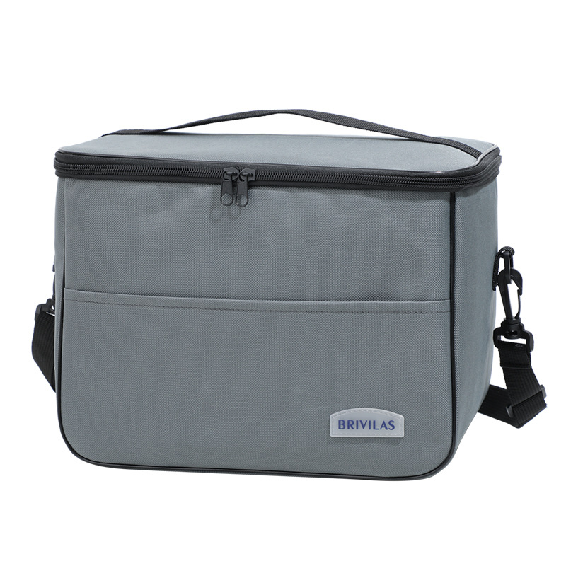 CA Bolsa de aislamiento, bolsa de picnic engrosada y reforzada, bolsa de hielo fresco de un solo hombro, bolsa de almuerzo de gran capacidad, lonchera aislante