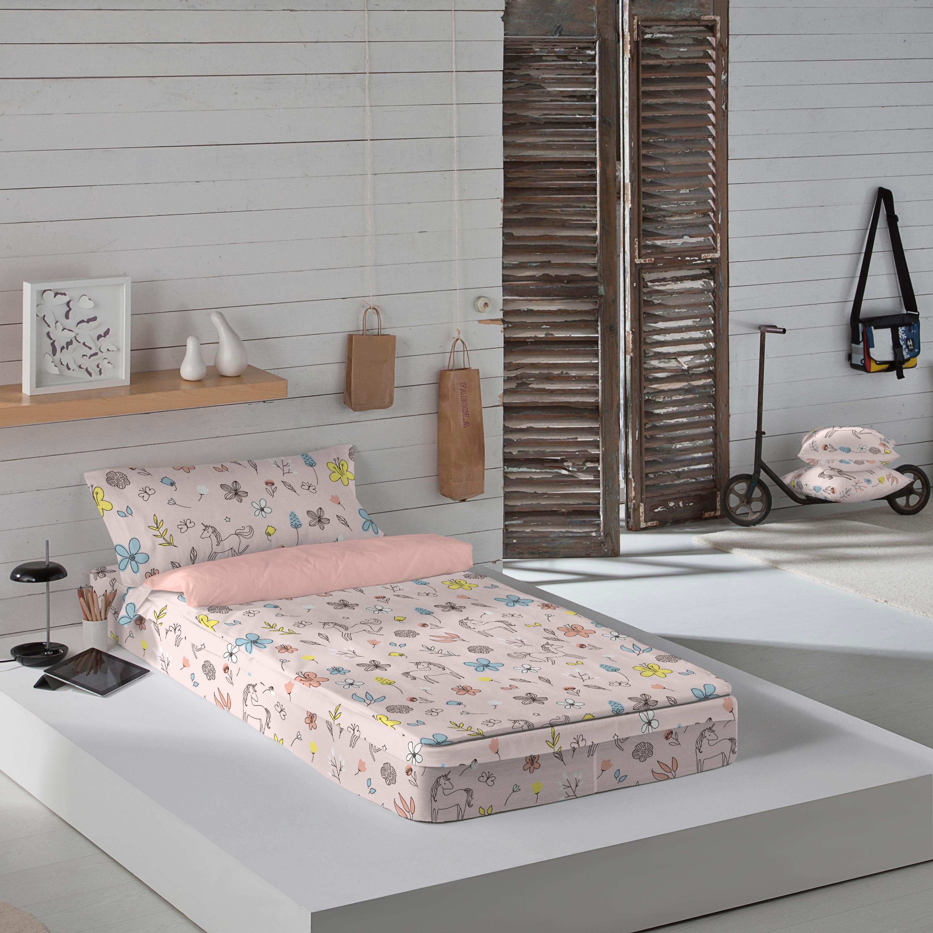 COOL KIDS - Saco nórdico Infantil Estampado 100% Algodón - Con relleno - Extrasuave - Para Cama de 90/105 cm - Fabricado en España