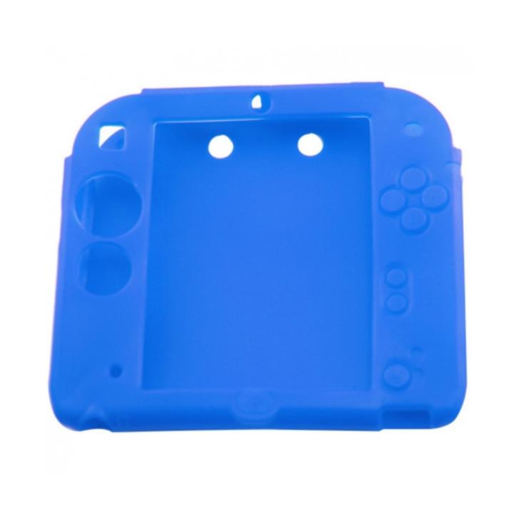 FUNDA DE SILICONA PARA NINTENDO 2DS SUAVE GOMA PROTECTOR CARCASA GEL AZUL