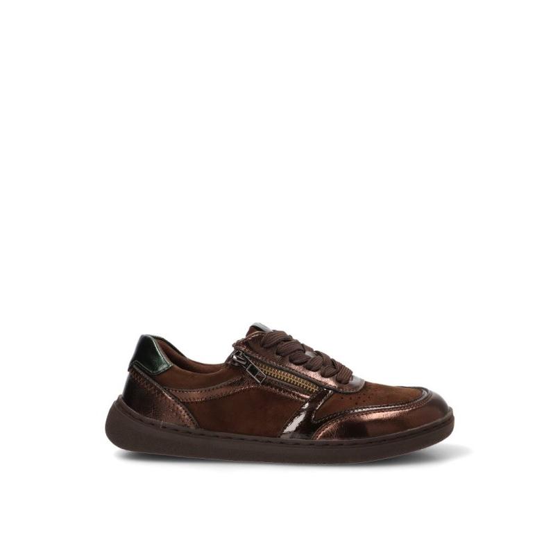 Zapatillas Respetuoso/barefoot Amarpies - Mujer - Suela Plana - Modelo Ajc31152 - Color Marron