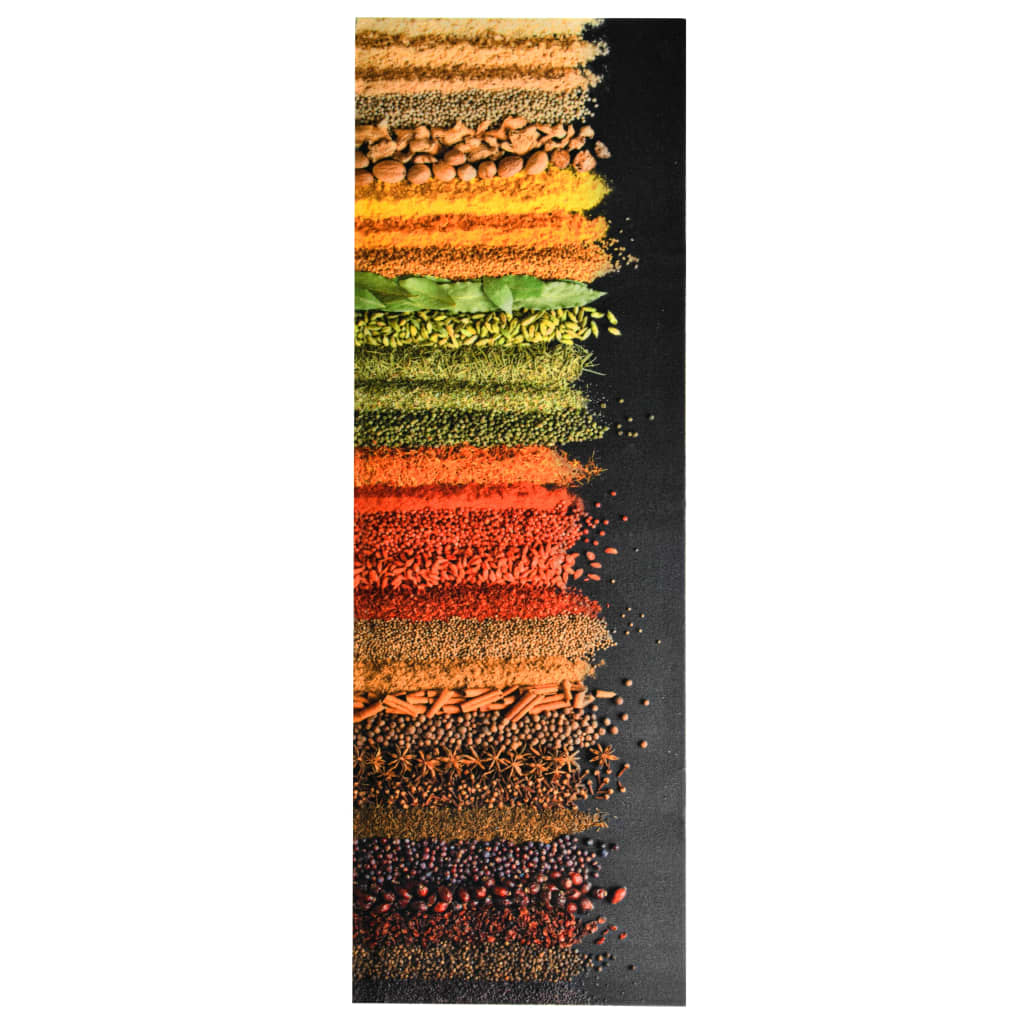 vidaXL Alfombra de Cocina Lavable Coffee 60x180 cm Felpudo Pasillo Salón Color coffee blue,  coffee brown,  Cooking y mas