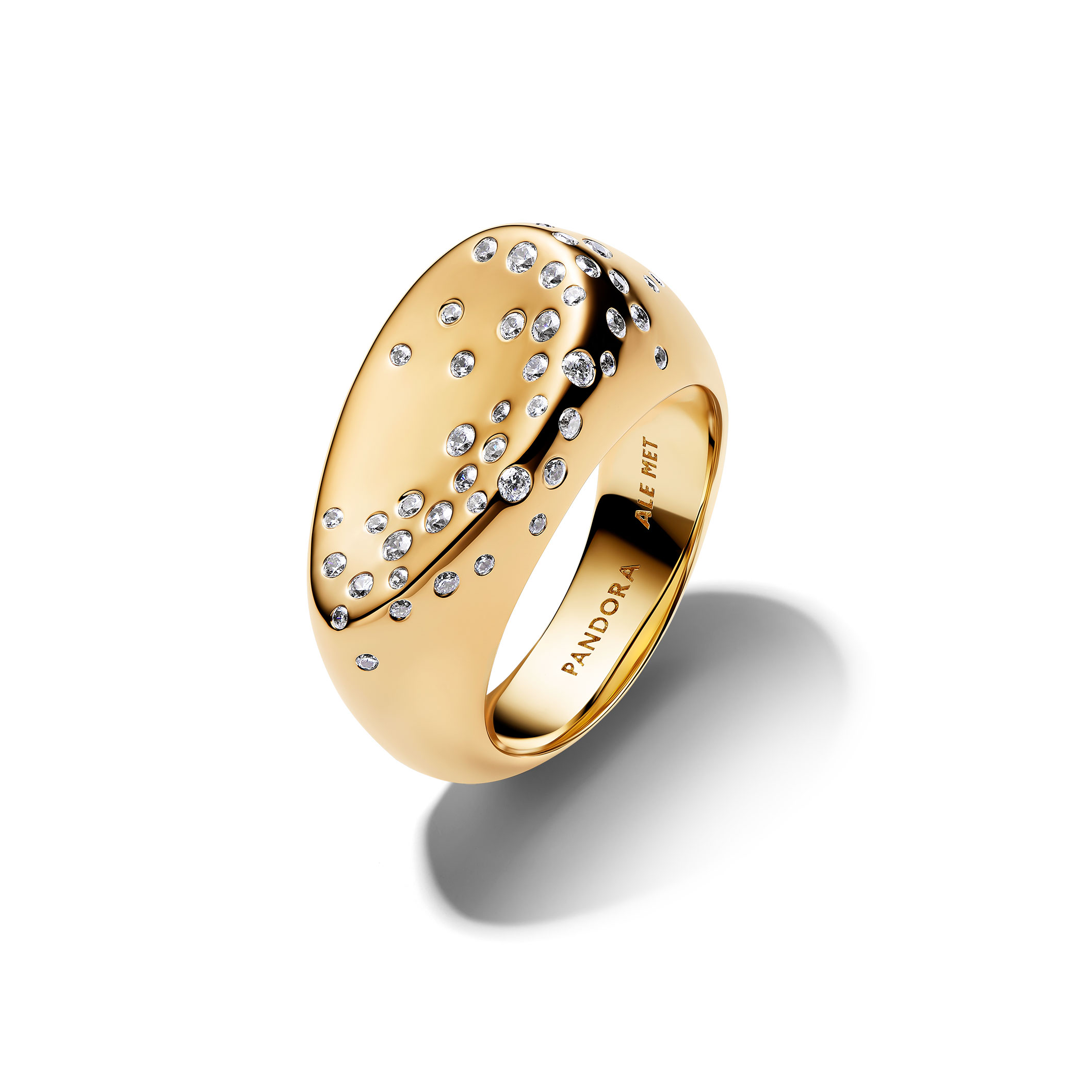 Pandora Anillo con circonita cúbica transparente 164671C01 , para Mujer