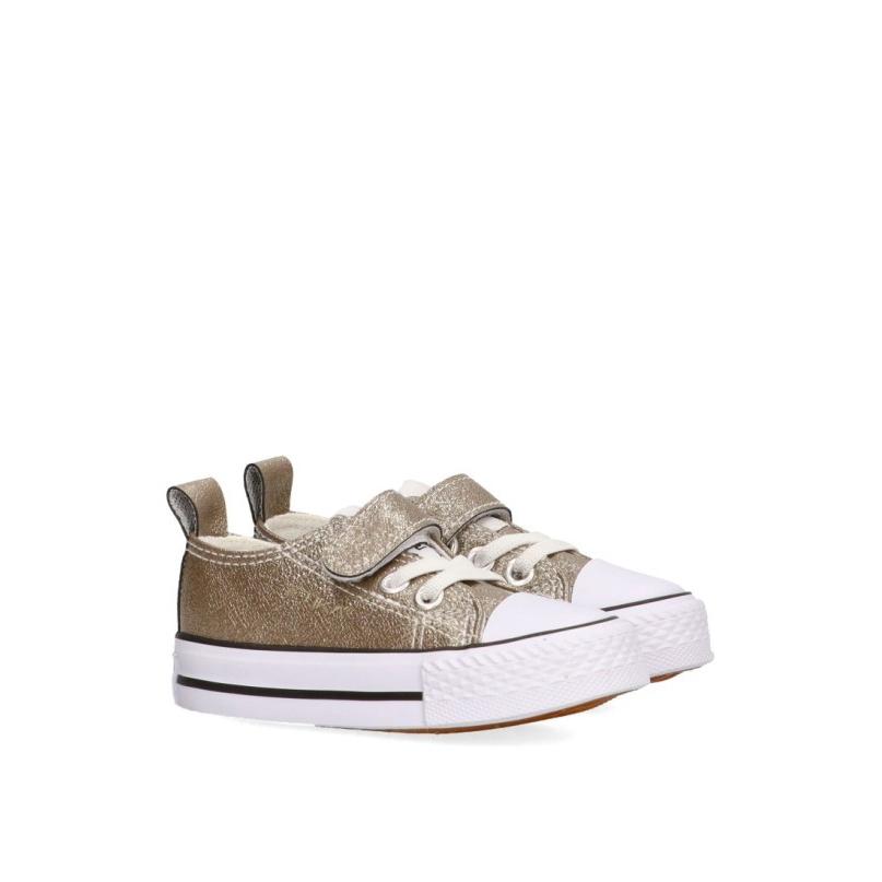 Zapatillas Basket Etika - Niña - Suela Plana - Modelo 52422 - Color Oro
