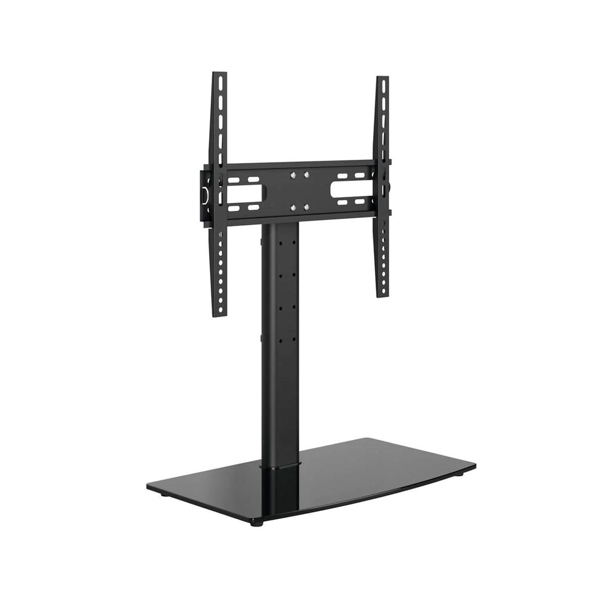Vogel's - Soporte sobremesa para TV MS3085 de vidrio templado, giro 50° y sujetacables incluidos, compatible con pantallas de 32\" a 65\" (hasta 25 kg), color negro
