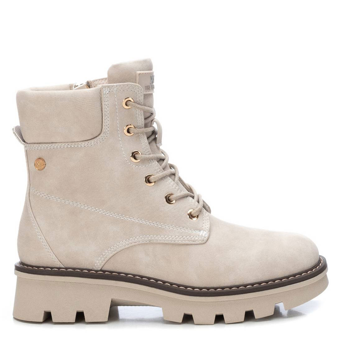 Xti Botín Beige 141959-BEIGE , para Mujer