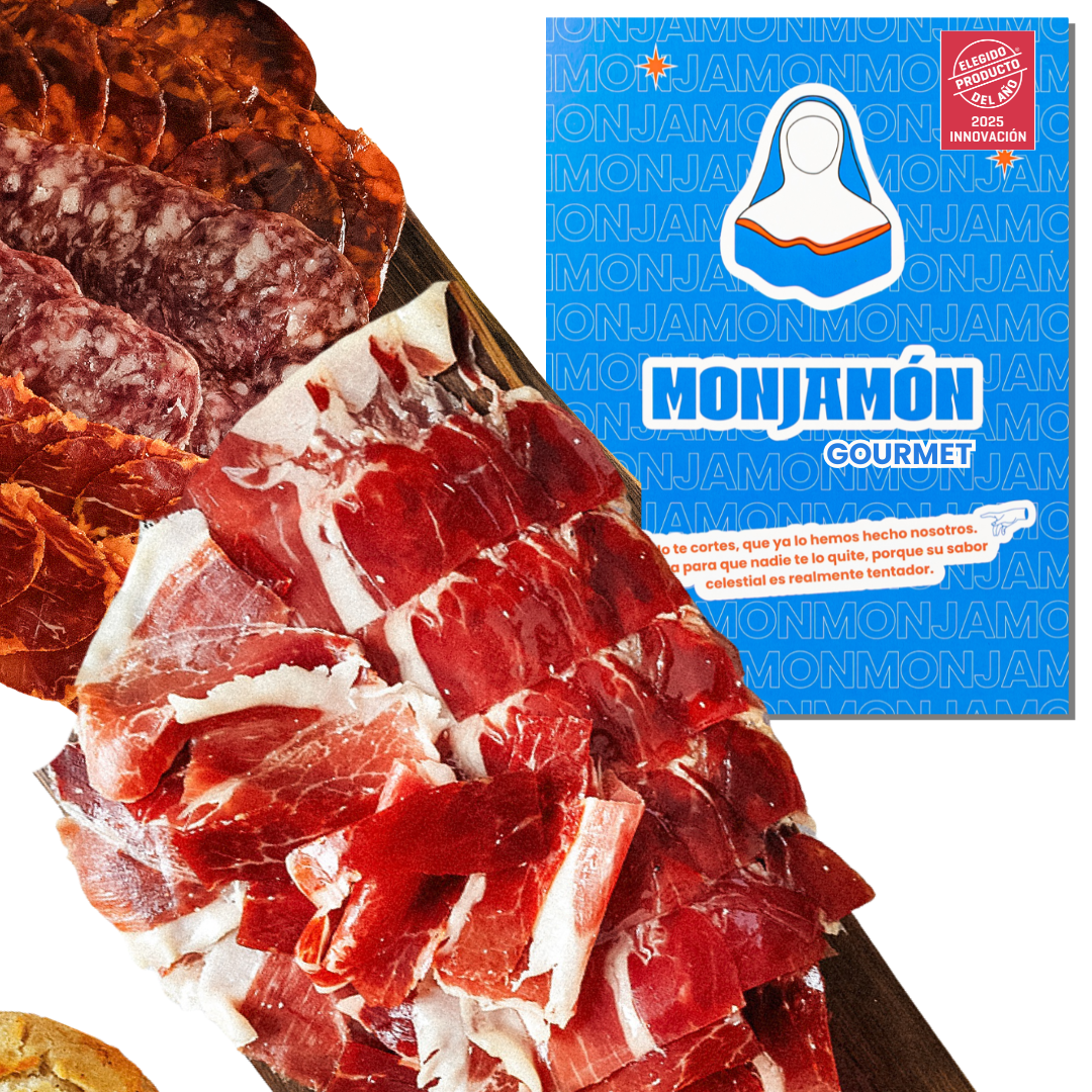 CESTA REGALO SURTIDO JAMÓN Y EMBUTIDO 100% IBÉRICO DE BELLOTA +36 MESES PREMIUM  [ELEGIDO PRODUCTO DEL AÑO 2025]