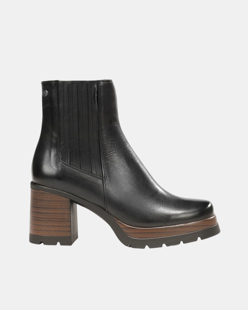 DORKING D9736 Botines Bajos Mujer Negro