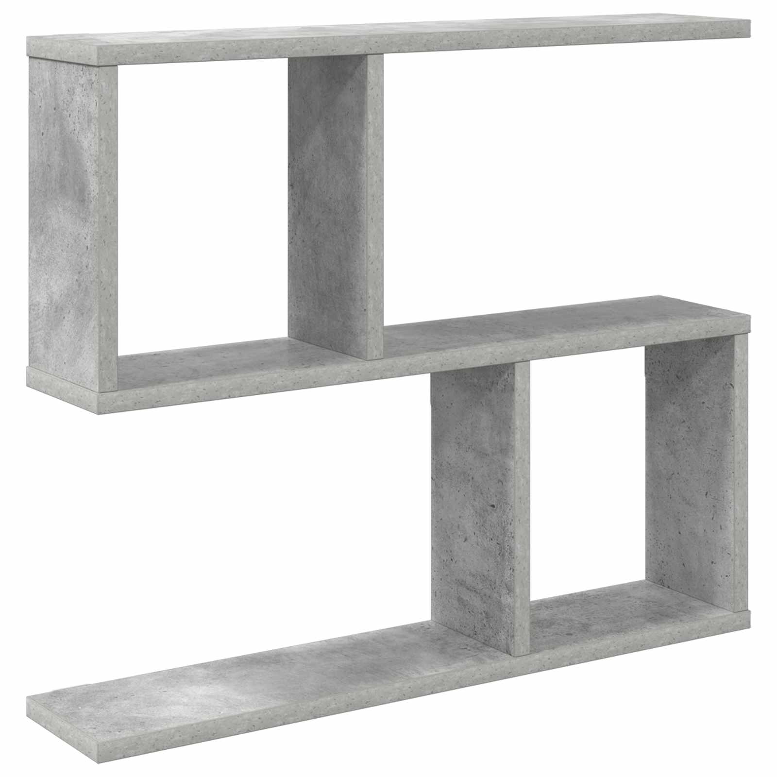 vidaXL Estante de pared  60 x 12 x 50,5 cm Madera de ingeniería Multicolor