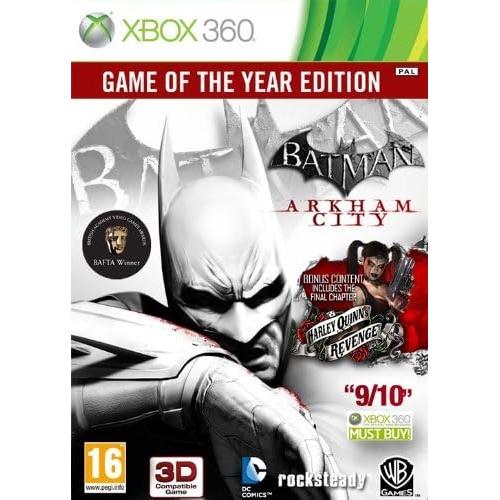 Batman Arkham City (Game Of The Year) Juego para Consola Microsoft XBOX 360 [PAL ESPAÑA]