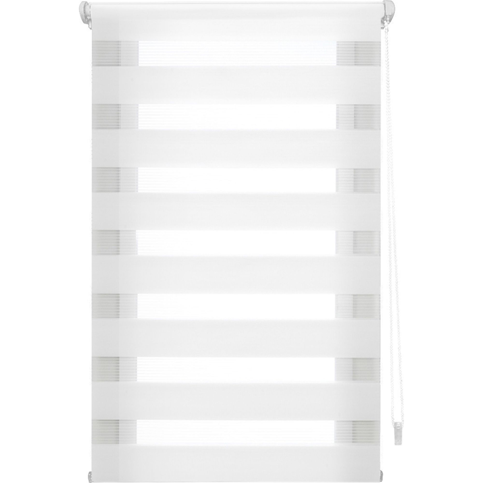 BLINDECOR  Estor Sin Herramientas Noche y Día Modelo Indus – Estor Enrollable sin Taladrar – Estor Ventana Easy Fix – Estor Enrollable Noche y Día para Ventana