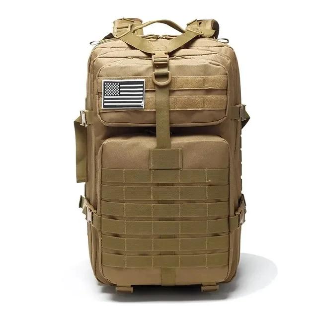 Mochila táctica Militar de gran capacidad para hombre, mochila de camuflaje para senderismo, viaje al Aire Libre