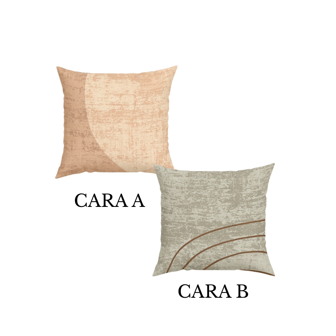 Funda de Cojin Estampado Reversible ICEHOME - 60x60 cm - Microfibra Extra Suave - Fabricado en España - 20 Modelos - Certificación OEKO-TEX Standard 100