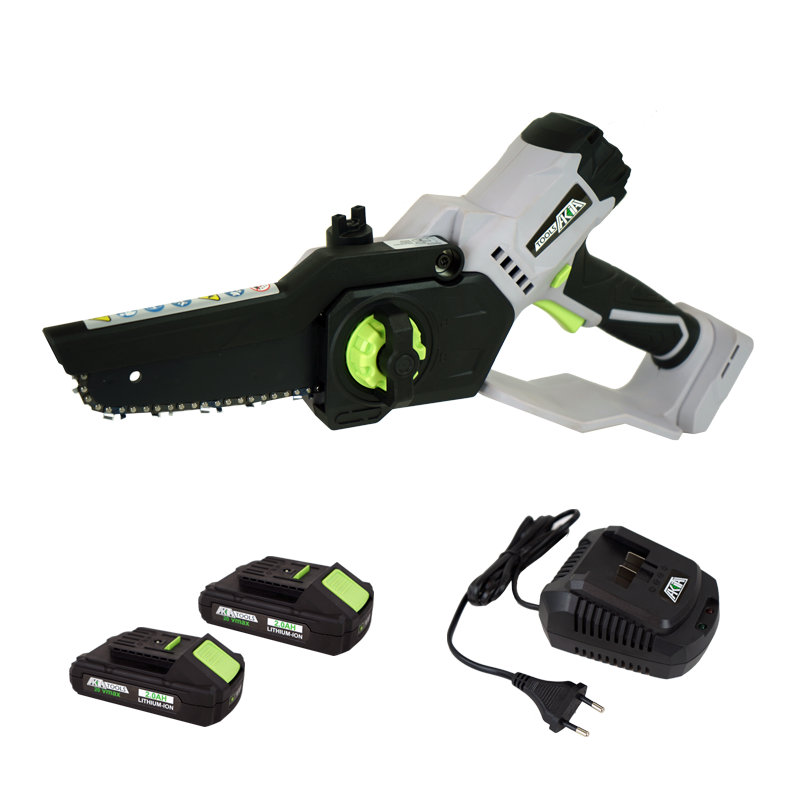 Minimotosierra de Bateria 20V Akita + 2 Bateria + Cargador AKITA