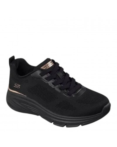 Skechers - Zapatillas casuales 11772 para mujer con parte superior elástica, plantilla acolchada y suela ligera flexible