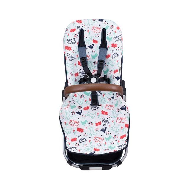 Jyoko Colchoneta Para Silla Bugaboo Donkey  de Algodon Organico y Transpirable