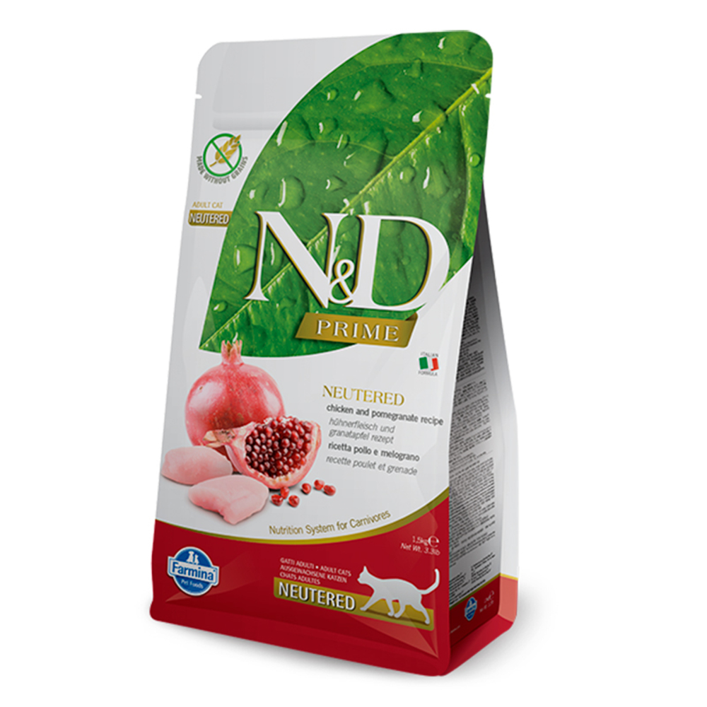 Farmina Nd Cat Prime Neutered Grain Free Chicken - Pienso Para Gatos Esterilizados Sabor Pollo
