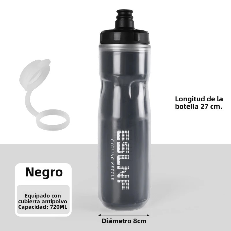 CA Botella De Agua Para Bicicleta ESLNF 720ml Insulada Y Desechable Para Ciclismo Montaña Y Carretera Bebida Directa Material PP5