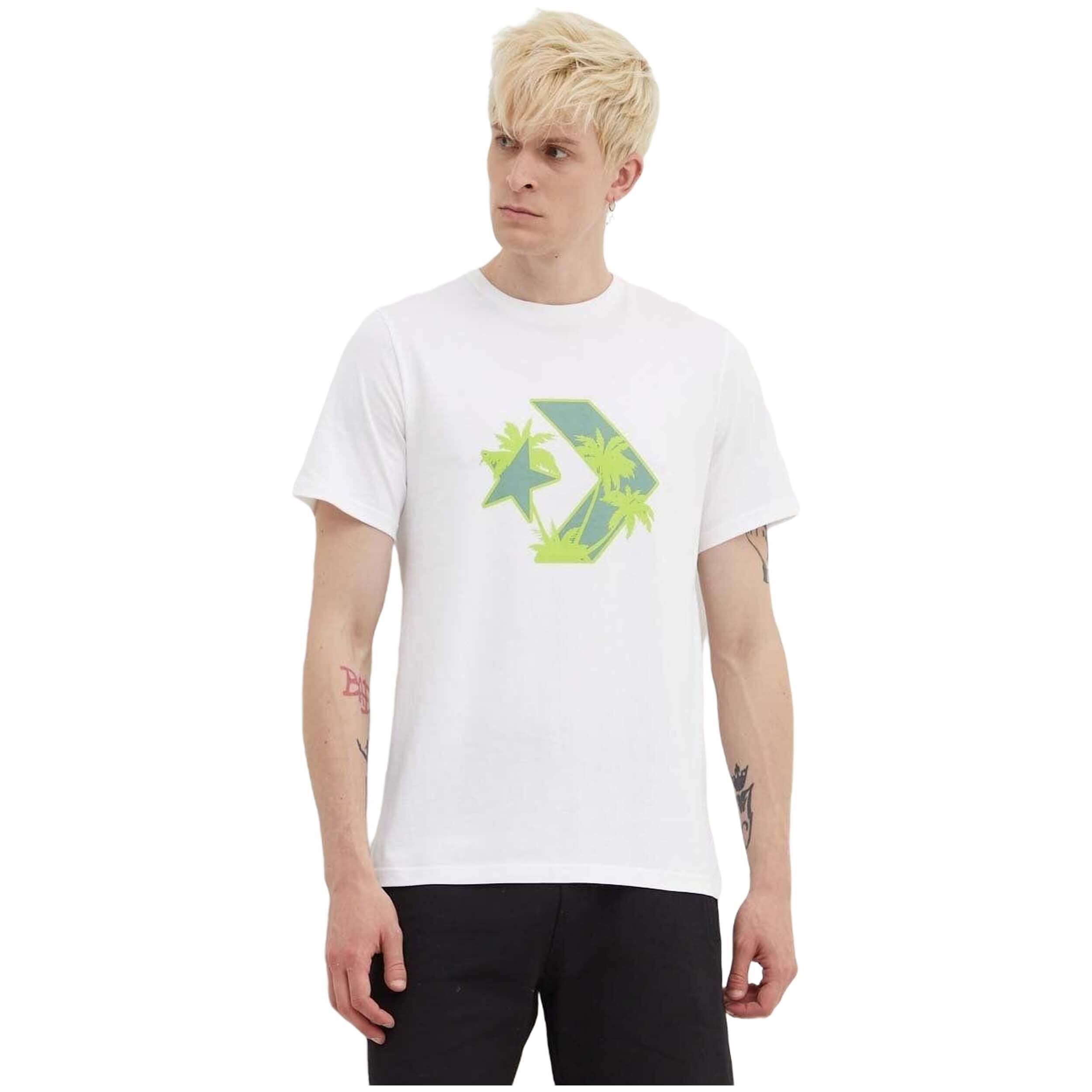 Camisetas De Manga Corta Converse modelo 10026417-A02 para Hombre en color Blanco