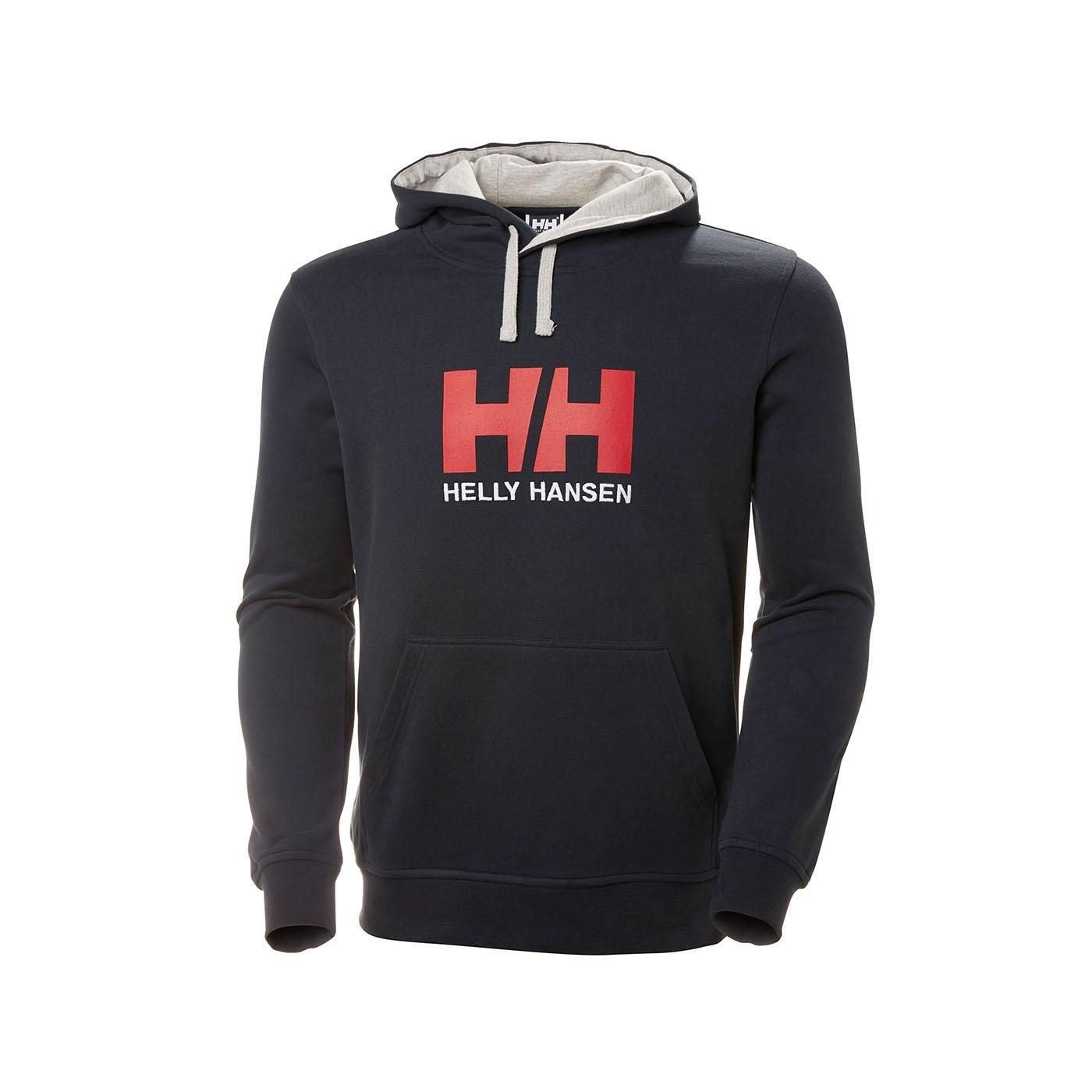 Helly Hansen Sudadera Hombre HH Logo Hoodie Marino - Corte Clásico