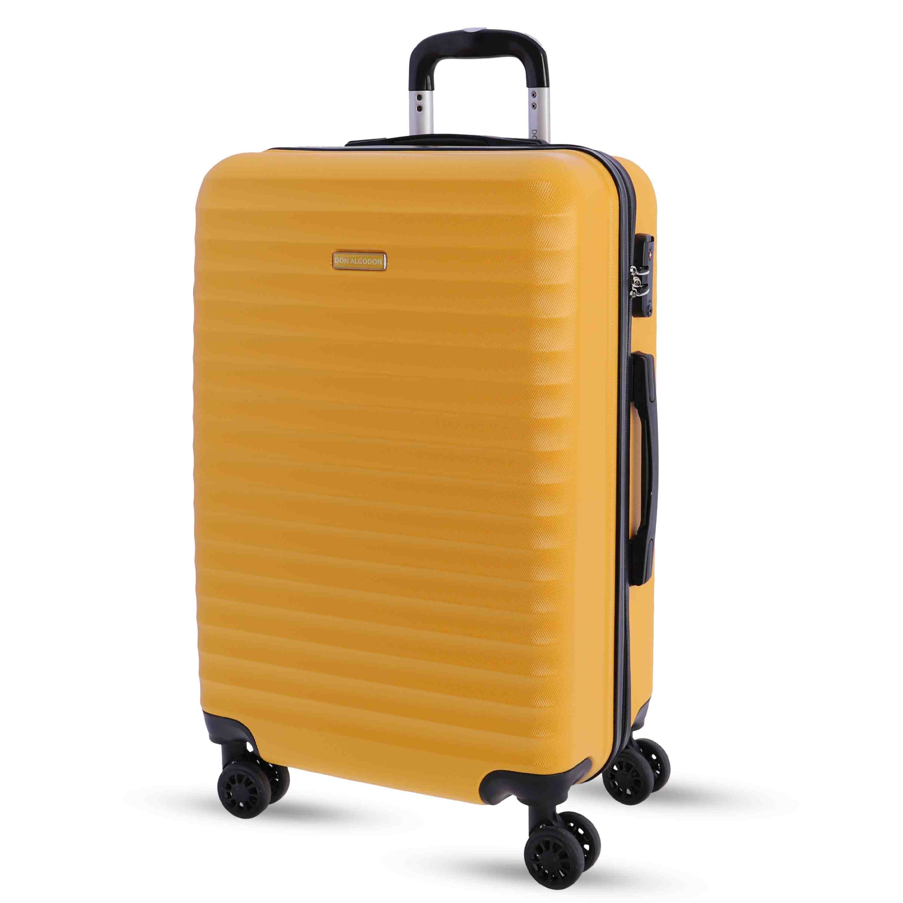 DON ALGODON Maleta Mediana 23 kg | Maleta de Viaje Rígida con 4 Ruedas Dobles 360º, Candado TSA y Asa Telescópica | Equipaje Resistente al Agua para Viajes en Avión